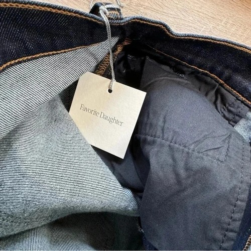 NWT Favorite Daughter The Valentina Tower Super High Rise Jeans in Blue Sz 27 - Picture 5 of 15
