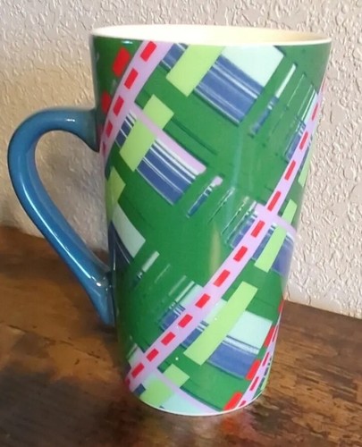 Starbucks 2020 Holiday Christmas Keramik Kaffeebecher groß 16oz grün kariert - Bild 4 von 8