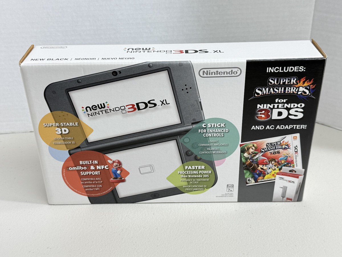 ニンテンドー3DSハード マルチ収納ボックス（ブラック） i8my1cf Open Box! Nintendo New 3DS XL Black 