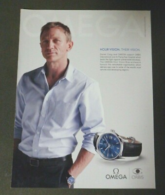 PRINT AD, Omega Watch, Daniel Craig 