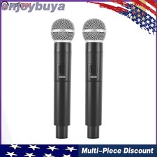 VH58 Cordless Mic Set UHF Professional Dual Wireless Microphone System