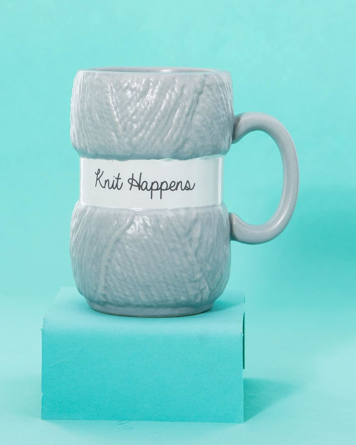 Boxer Gifts Knit Happens Novelty Knitting Gift Mug For Women Or Man