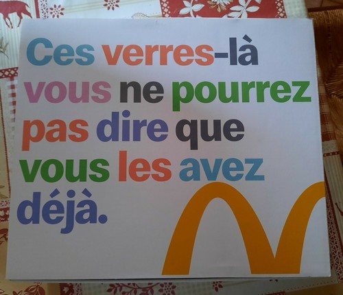 COFFRET COLLECTOR 2018 verres Coca-Cola McDonald's Mcdo Macdo EUR 15,00