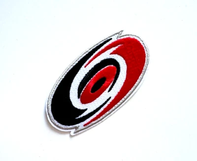 MARKENLOS Carolina Hurricanes Team NHL Logo Ice Hockey zum Aufbügeln Aufnäher Patch