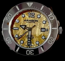 Aragon A622GLD DM TI Meteorite Swiss 45mm