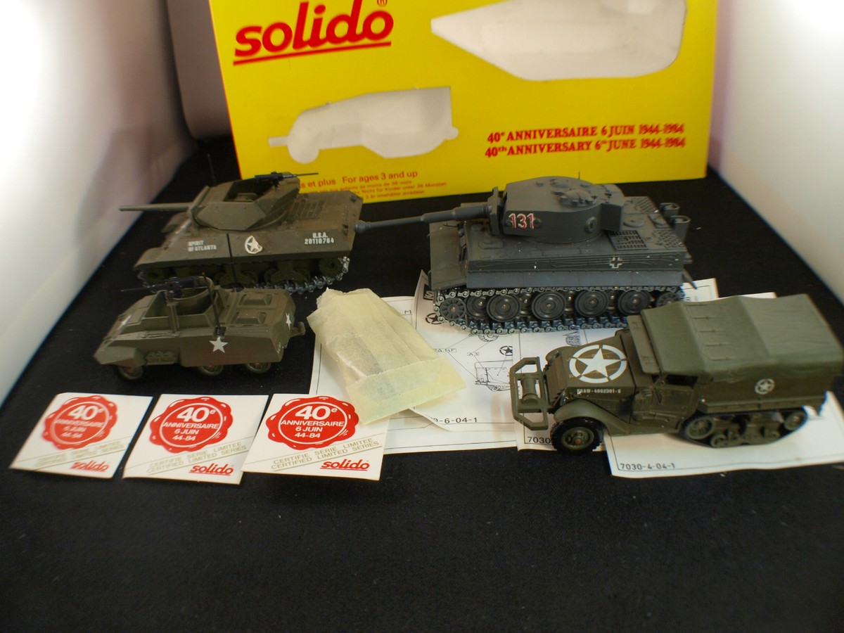 SOLIDO CAMION HALF Track M3 série limitée 40ème anniversaire 6 juin 1944-1984 EUR 23,00