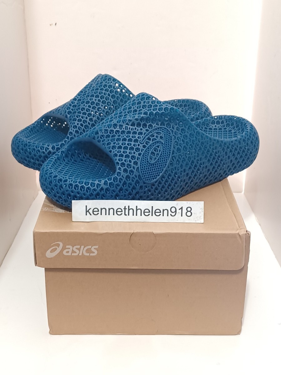 NEW ASICS ACTIBREEZE 3D SANDAL 1013A130-400 MAKO BLUE MENS SIZE M