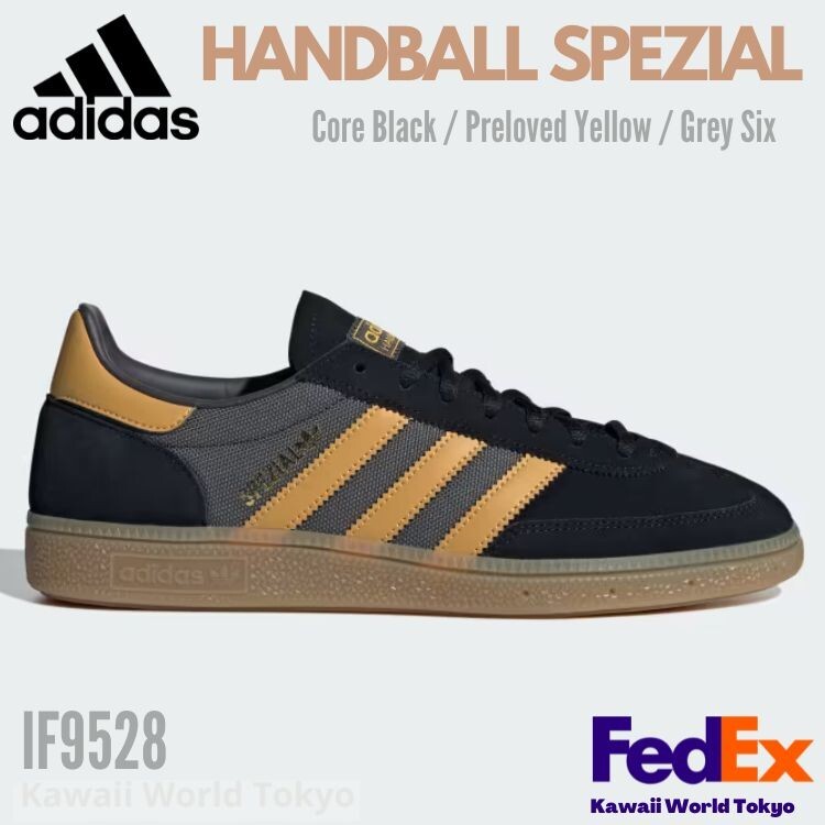 Adidas Originals HANDBALL SPEZIAL Core Black/Yellow IF9528 Adidas Originals HANDBALL SPEZIAL Core Black/Yellow IF9528