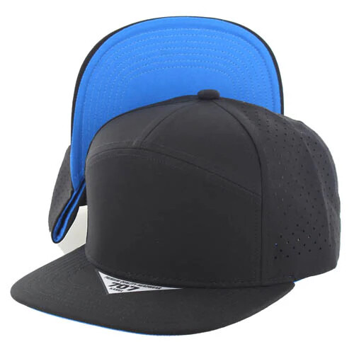 K707DPS Kamel 7 Panel Hydro Trucker Snapback Cap Slight Curve For