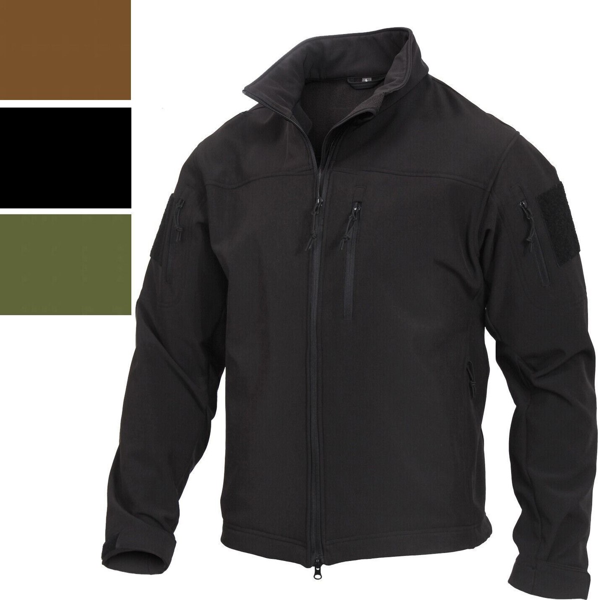 Stealth Ops Soft Shell Tactical Jacket Waterproof Uniform Warm
