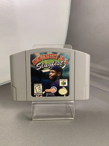 Ken Griffey Jr's MLB Slugfest Authentic Baseball Nintendo 64 N64 Game Tested