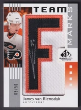 JAMES VAN RIEMSDYK - 2011 SP Game Used Team Marks F Auto #TM-JV, /50