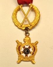 DeMolay - Marshall's Jewel - Two Crossed Staffs - ribbon