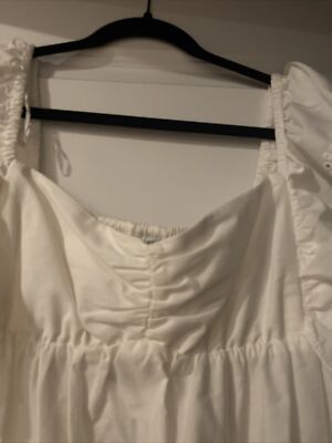 zara white layered dress Zara Midi Dress Zara White Tiered Dress BNWT ZARA WHITE DRESS WITH CUTWORK  EMBROIDERY LONG SLEEVE