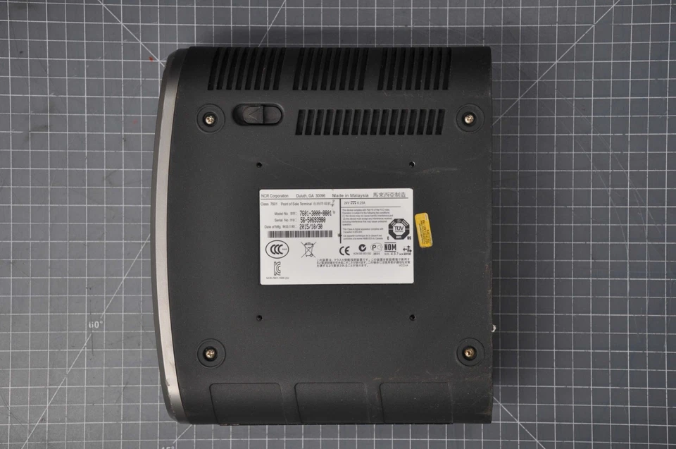 NCR 7601 Real Point of sale terminal 60 Dual Core 2.3 GHz Grade B 7601-3000-8801 - Image 4 of 4