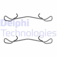 Delphi LX0169 ZubehöRsatz, Scheibenbremsbelag Passend FüR Nissan
