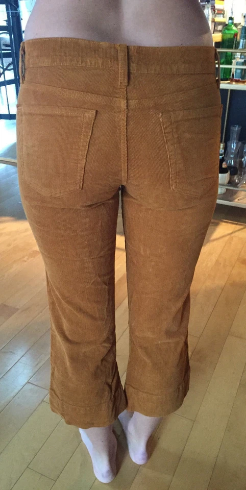 Culottes de pana mostaza ARDEN B para mujer talla 6 NUEVO Foto 2 de 3