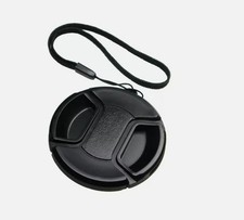 Mennon 52mm 52 mm Pro Center Pinch Snap-On Lens Cap with leash Keeper New