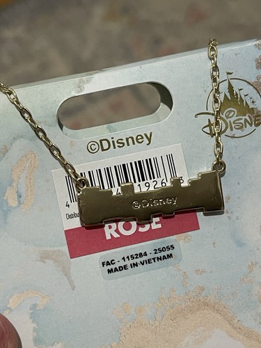 ALWAYS DREAMING BY DISNEY NAME PLATE NECKLACE GOLD TONE DISNEYLAND MARQUEE SIGN - Bild 4 von 4