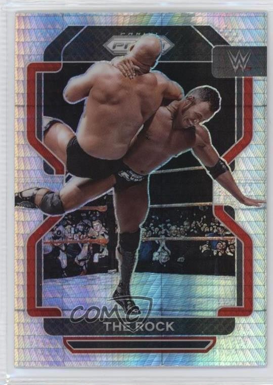2022 Panini Prizm WWE Hyper Prizm The Rock #191 0x7e