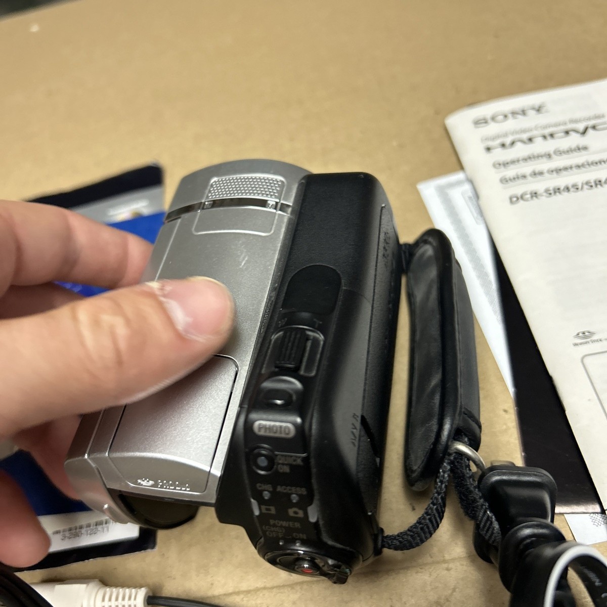 Sony DCR-SR45 Handycam Digital Video Camcorder 40x/30GB Tested No