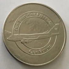 United Airlines Fleet Operation Boeing 747 Aircraft Coin Medal Aviation Plane