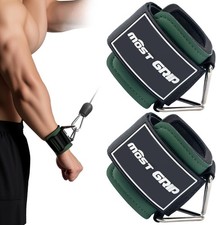 Wrist Cuffs with D-Ring, Wrist Wraps for Weightlifting with Neoprene Padding, Wr