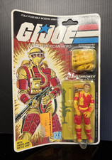Gi joe Blowtorch MOC Mint on Card Flamethrower 1984 1985 Hasbro