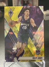 2023-24 Panini Phoenix Colby Jones Rookie Yellow Ice #277 /175 Sacramento Kings
