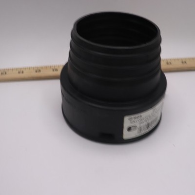 NDS HDPE Corrugated Adapter, 4 in. Drain Pipes & Fittings Spt X 4 in. Corr. Hub