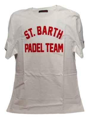 Saint Barth Mann Kurzärmeliges T-shirt Weiß 18460
