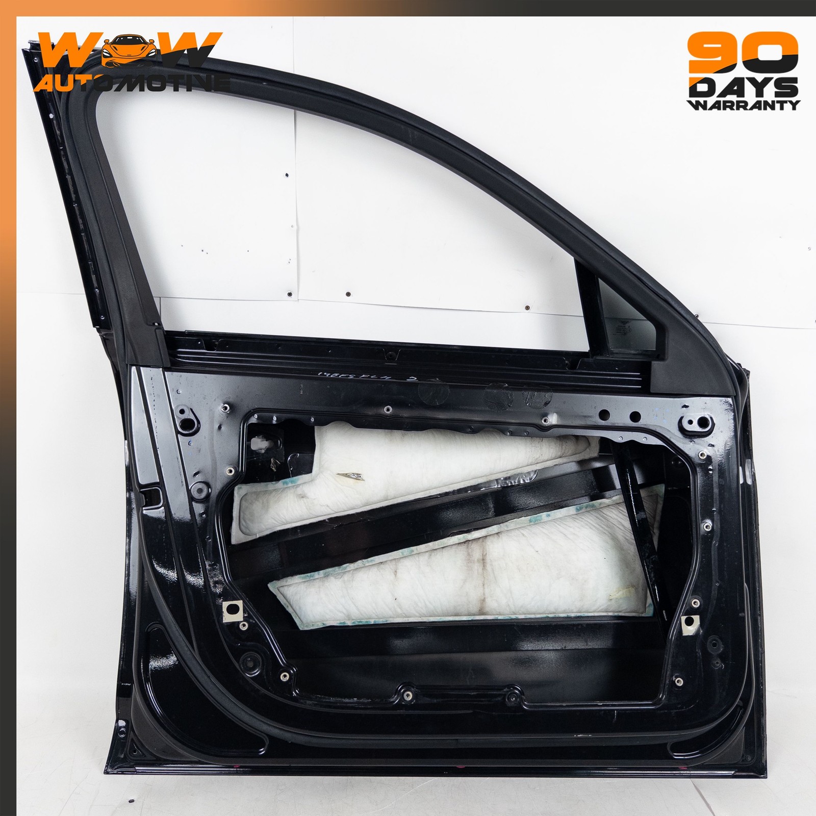14-19 BENTLEY FLYING SPUR FRONT LEFT DRIVER SIDE DOOR SHELL PANEL BLACK OEM