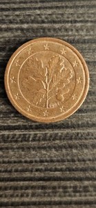 2002 J Germany 5 Euro Cents Circulated Coin #F136*
