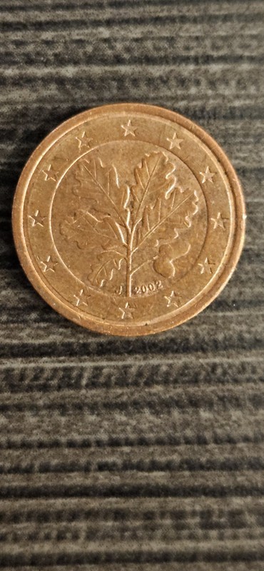 2002 J Germany 5 Euro Cents Circulated Coin #F136*