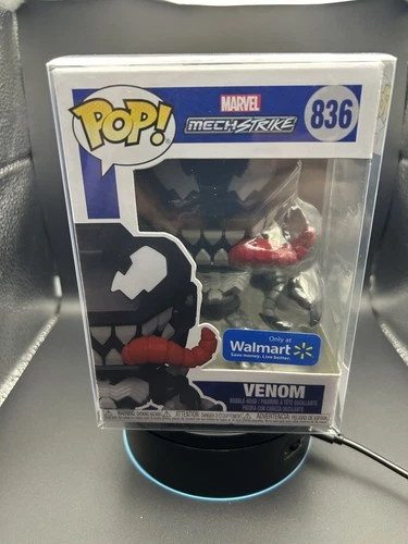 Funko Pop! Vinilo exclusivo de Walmart Marvel MechStrike (Venom #836) con protector