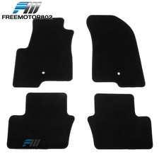 Fits 07-16 Jeep Compasspatriot Black Nylon Floor Mats Front Back Carpets Guard