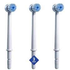 3Pack Replacement Toothbrush Heads for Waterpik Water Flossers, Replacement