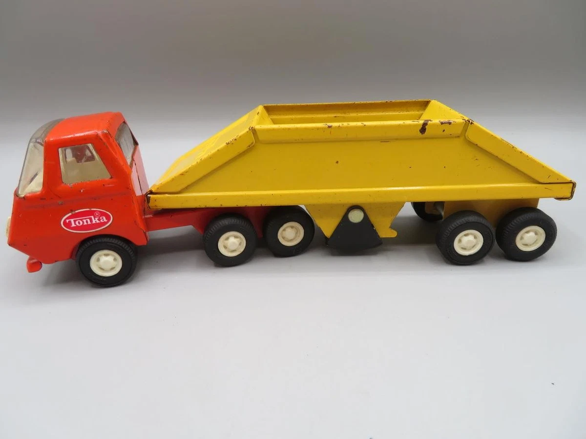 camion sanson tonka bottom dump tole - Sanson truck tonka
