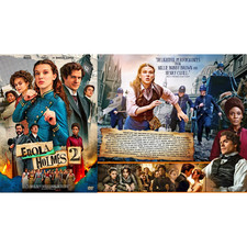 DVD Enola Holmes Movie 2 2022  Mystery Adventure Film  Free Region  English