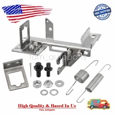 For Holley Edelbrock Throttle Kickdown Cable Bracket Kit W/Springs Linkage Studs