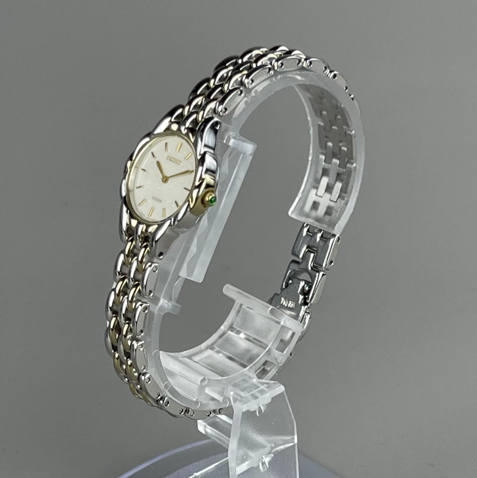 Reloj CTIZEN EXCEDER Damas 20mm Cuarzo Plata Oro Banda SS 5420-H0452 Foto 4 de 4