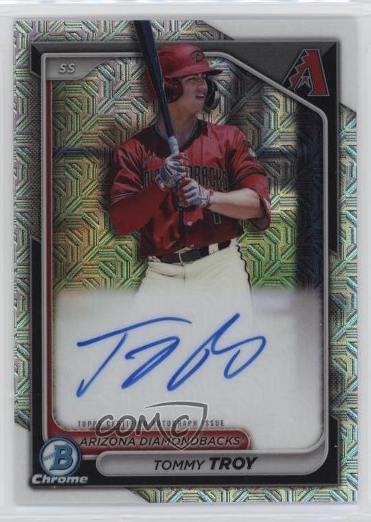 2024 Bowman Chrome Prospect Mega Box Auto Tommy Troy #BMA-TT Auto 14dq
