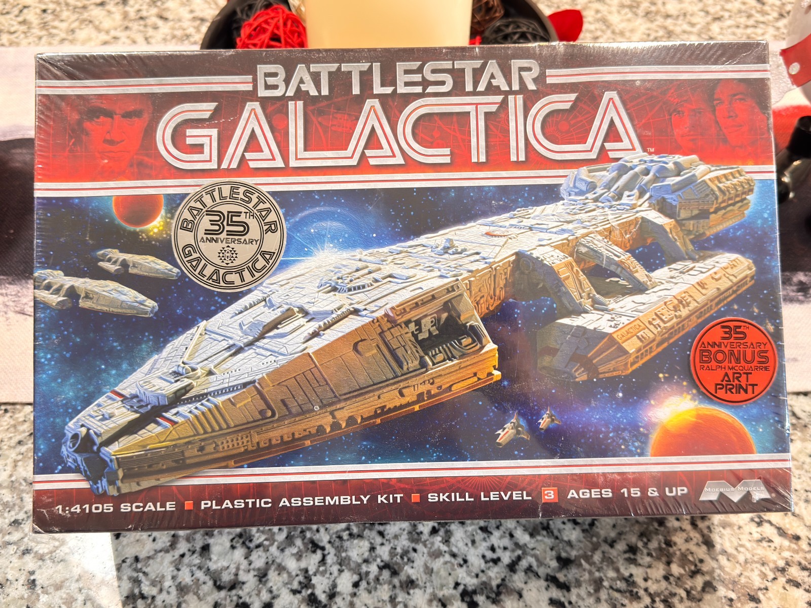 Battlestar Galactica Classic 35th Anniversary Model 1:4105 Moebius NEW SEALED