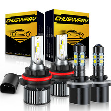 For Dodge RAM 1500 2500 3500 1994-2001 6000K LED Headlight Fog Light Bulbs