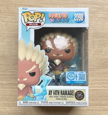 Funko Pop Naruto Shippuden Ay 4th Raikage GITD CHASE #2098 + Free Protector