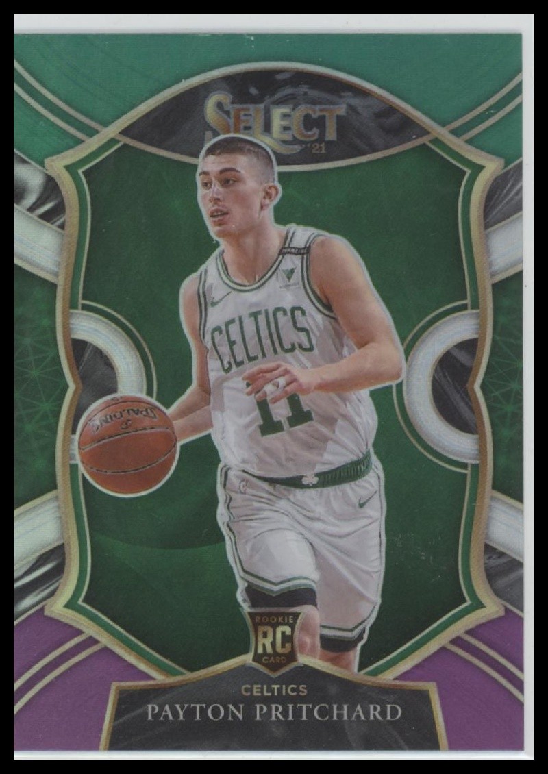 2020-21 Panini Select #86 Payton Pritchard Green White Purple
