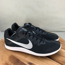 Nike Zoom Rival Distance Track Spikes Black Silver Shoes Mens 14 Lightweight