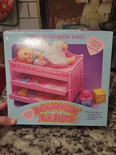 New Vintage Bouncin Babies Deluxe Changing Table By Galoob