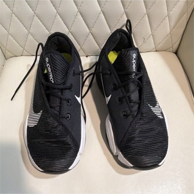 Nike SuperRep Go Black White Men's Sneaker Mesh Lace Up Rubber Outsole