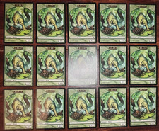 15 x Magic Karte / Card : Beast - Token : Zendikar  (2009) englisch